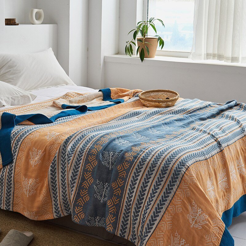 Koadclo | Myk Japanese Throw Blanket – Soft Lightweight Couch Cover for Home Decor