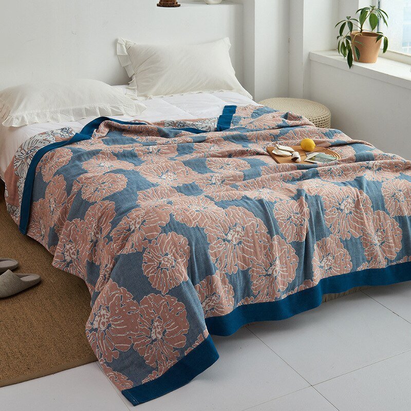 Koadclo | Myk Japanese Throw Blanket – Soft Lightweight Couch Cover for Home Decor