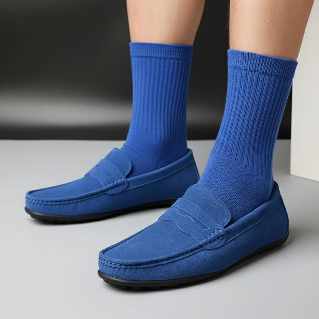 Aurion | Men’s Suede Classic Loafers