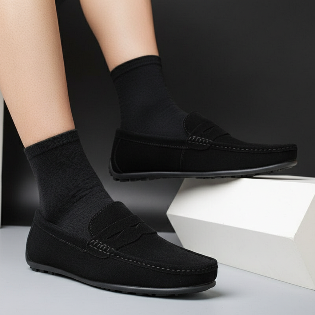 Aurion | Men’s Suede Classic Loafers