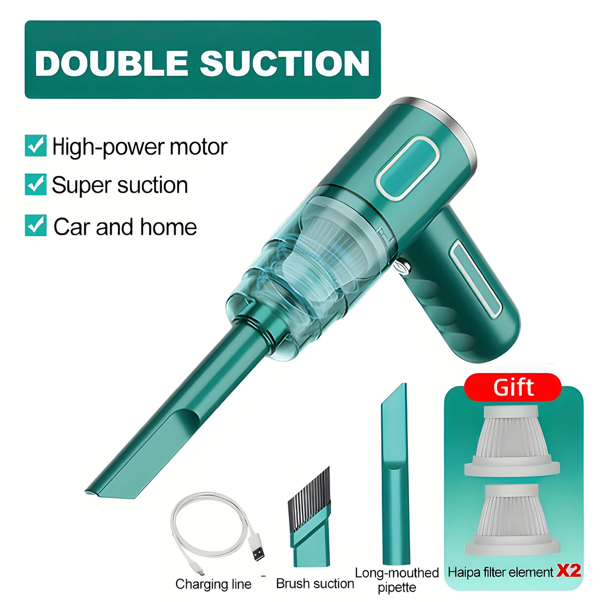 koadclo | Vacuum Cleaner - Handheld Cordless Lightweight Rechargeable