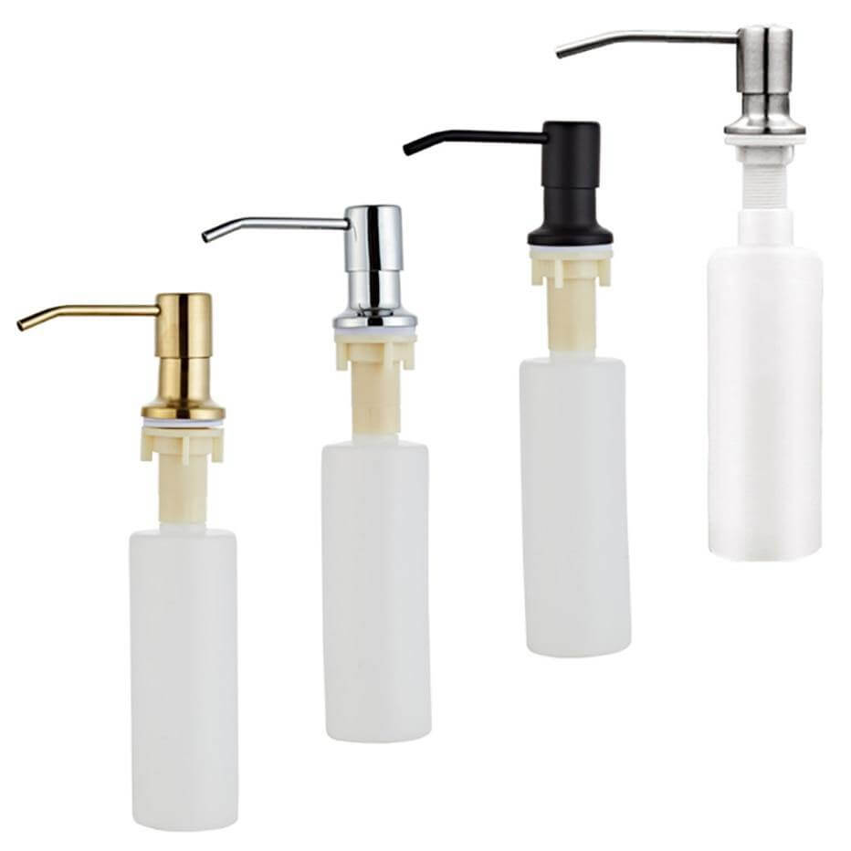 Koadclo | Wall Mounted Soap Dispenser – Stainless Steel for Kitchen & Bathroom