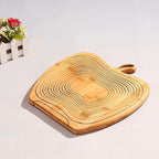 Koadclo | Foldable Wooden Fruit Bowl – Expandable All-Natural Acacia Wood Serving Bowl