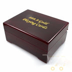 Koadclo | 24K Gold Plated Playing Cards with Wooden Storage Box